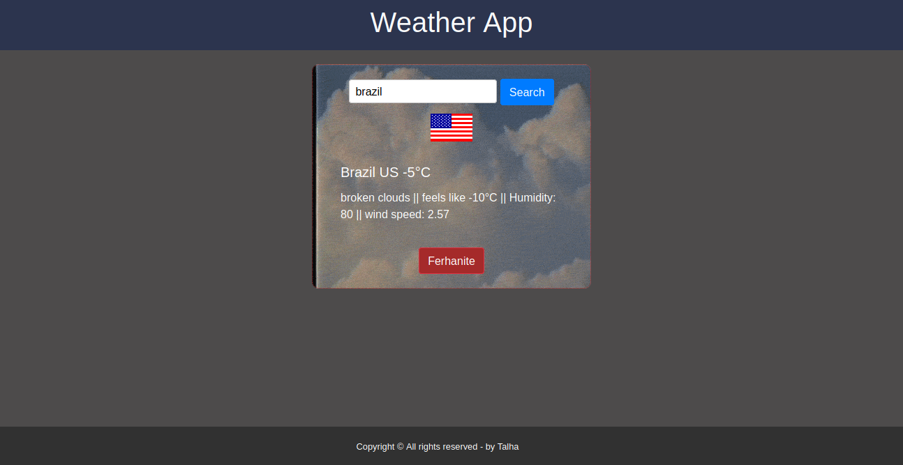 weather app